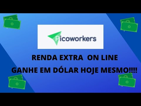 RENDA EXTRA EM 2021 -Ganhe em dólar hoje, fazendo micro tarefas!!!